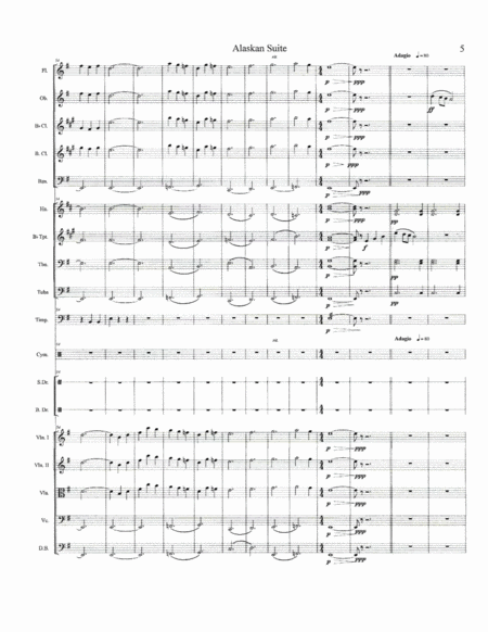 Alaskan Suite-Full Orchestra Set image number null