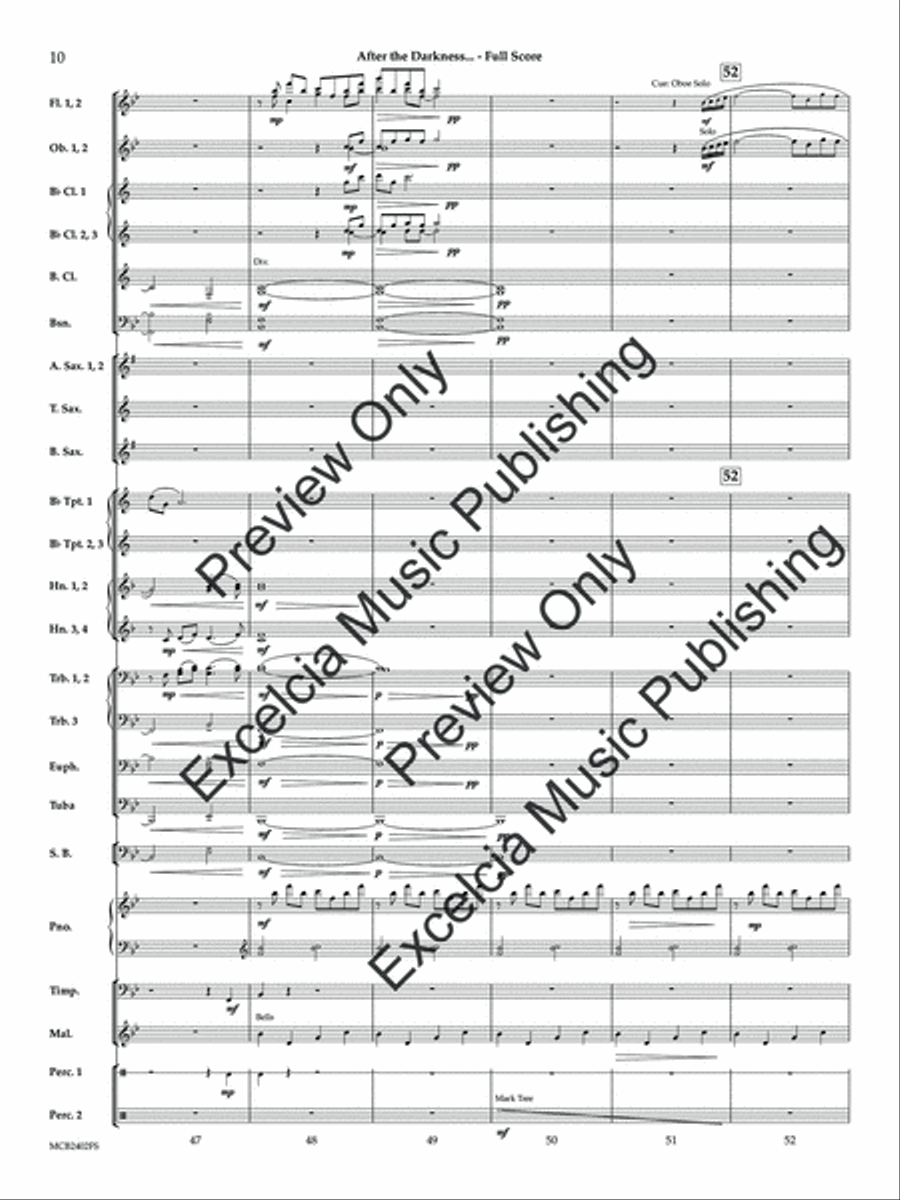 After the Darkness... Concert Band scores gallery preview page 11
