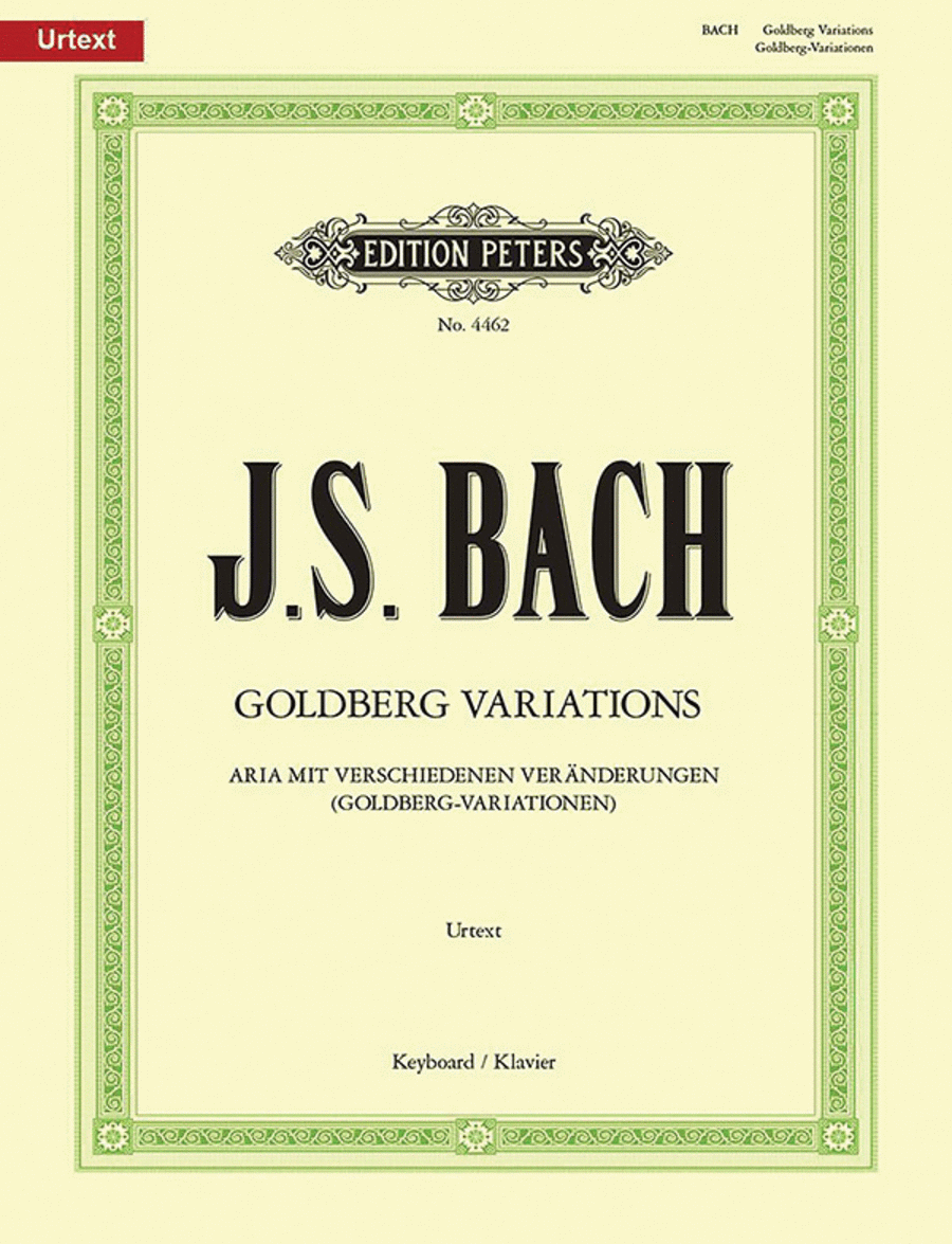 Goldberg Variations Harpsichord scores gallery preview page 1