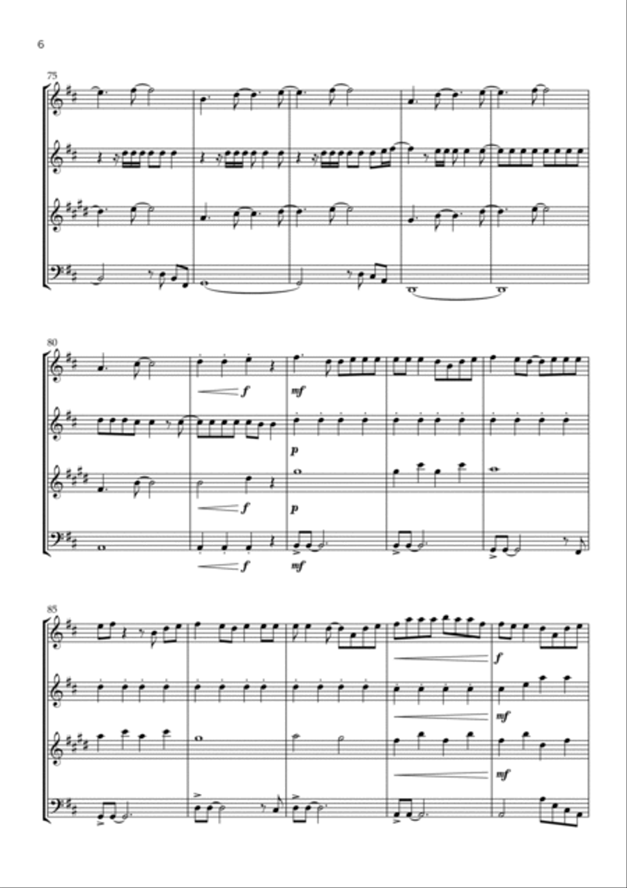 Shivers Woodwind Quartet scores gallery preview page 6