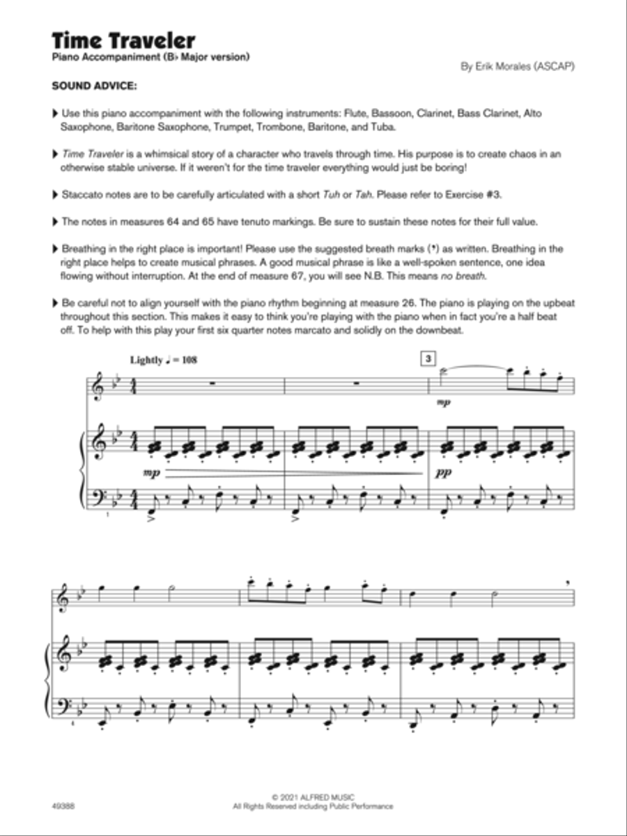 Time Traveler (Sound Innovations Soloist, Bassoon) Small Ensemble scores gallery preview page 4