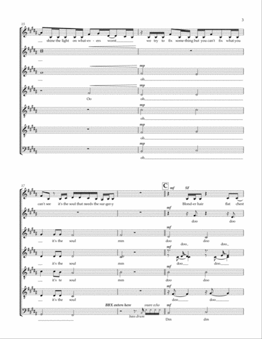 Pretty Hurts Divisi scores gallery preview page 3