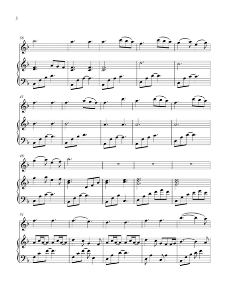 A Thousand Years Flute scores gallery preview page 4