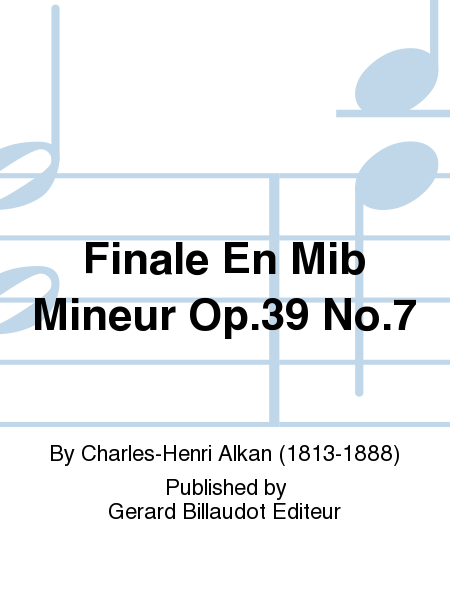 Finale En Mib Mineur Op.39 No.7