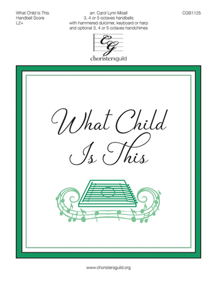 What Child Is This - Handbell Score