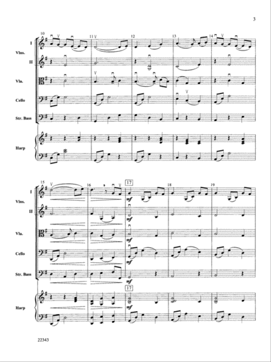 The Lovers' Waltz String Orchestra scores gallery preview page 3
