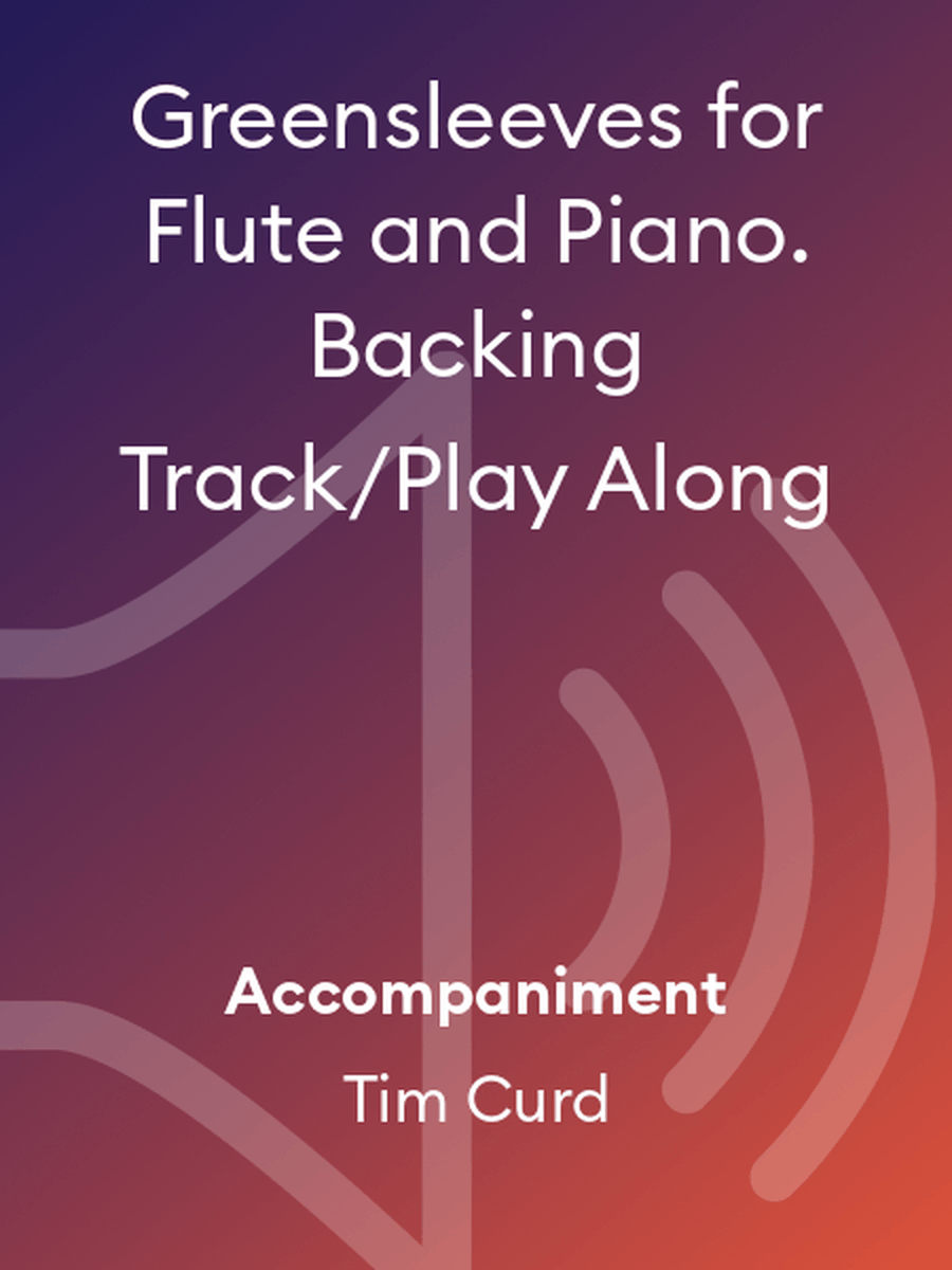 Greensleeves for Flute and Piano. Backing Track/Play Along