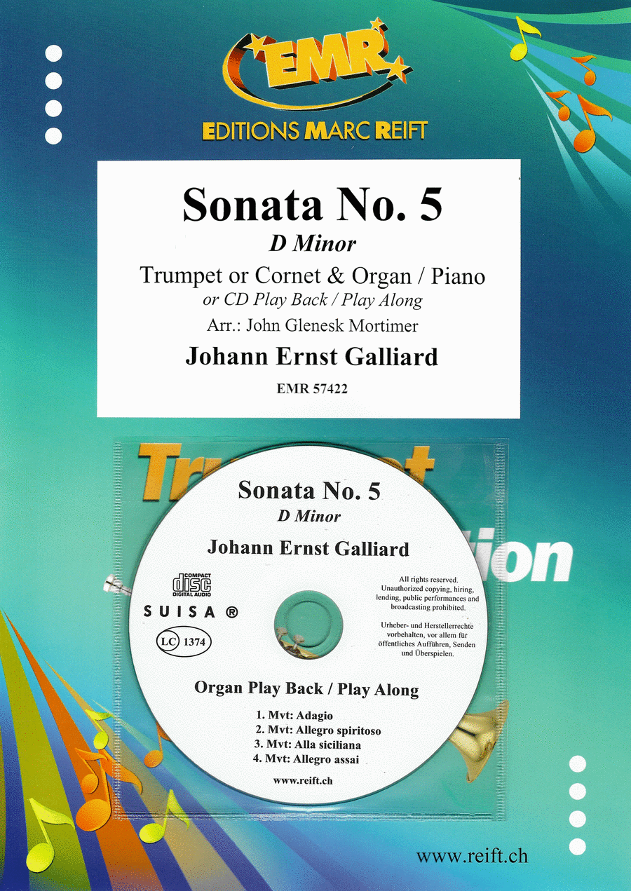 Sonata No. 5 Cornet scores gallery preview page 1