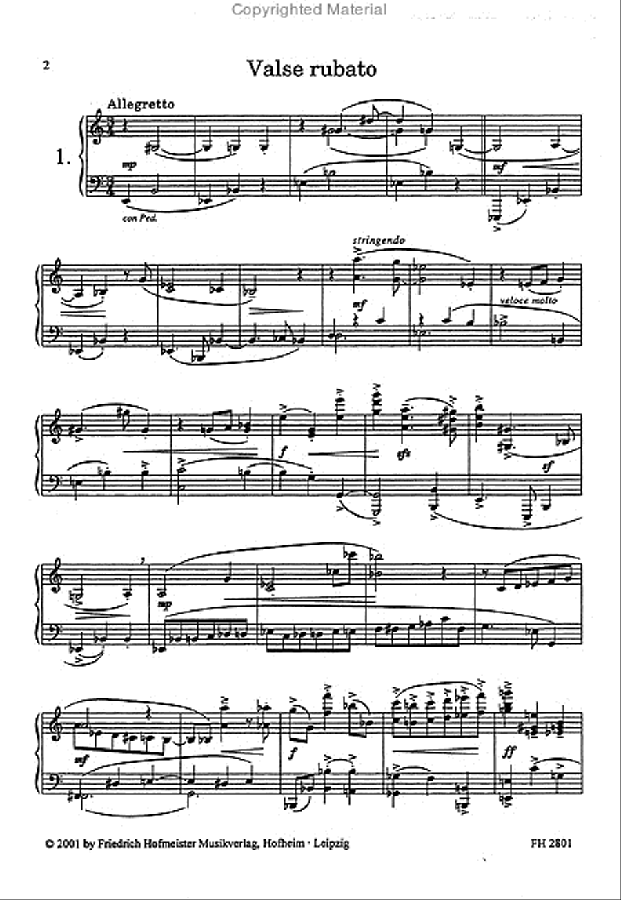 Moulin Rouge. 8 Walzer Piano Solo scores gallery preview page 2