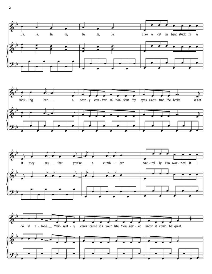 What You Waiting For? Piano, Vocal, Guitar scores gallery preview page 2