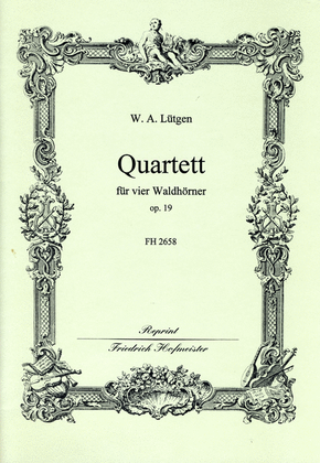 Book cover for Quartett, op. 19