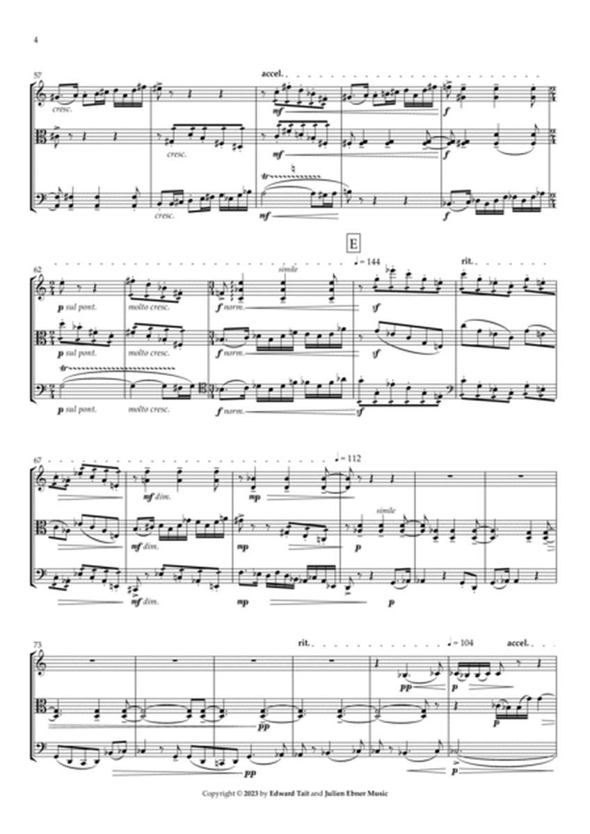 String Trio (Op. 23) – Score