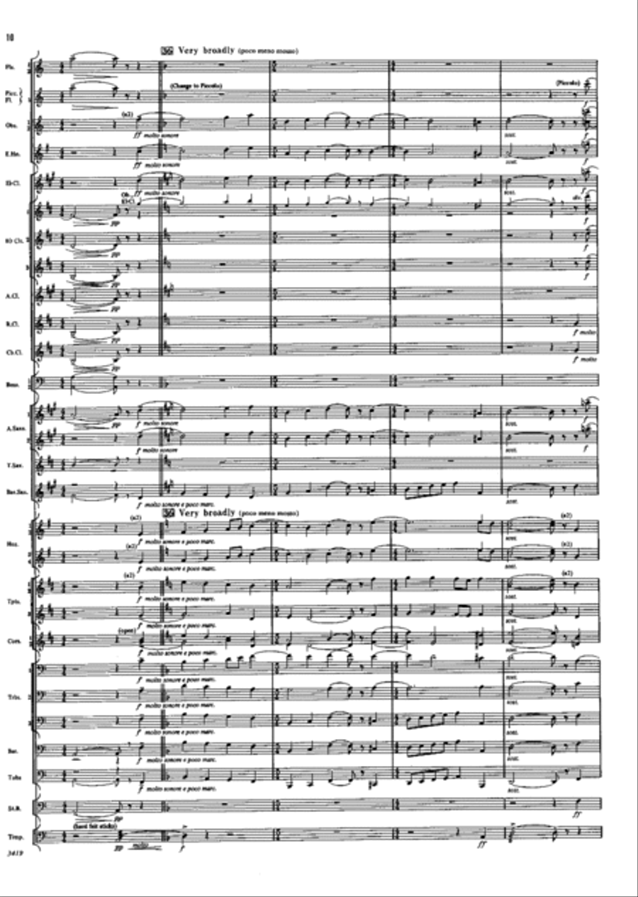 My Heart Is Filled With Longing Concert Band scores gallery preview page 10