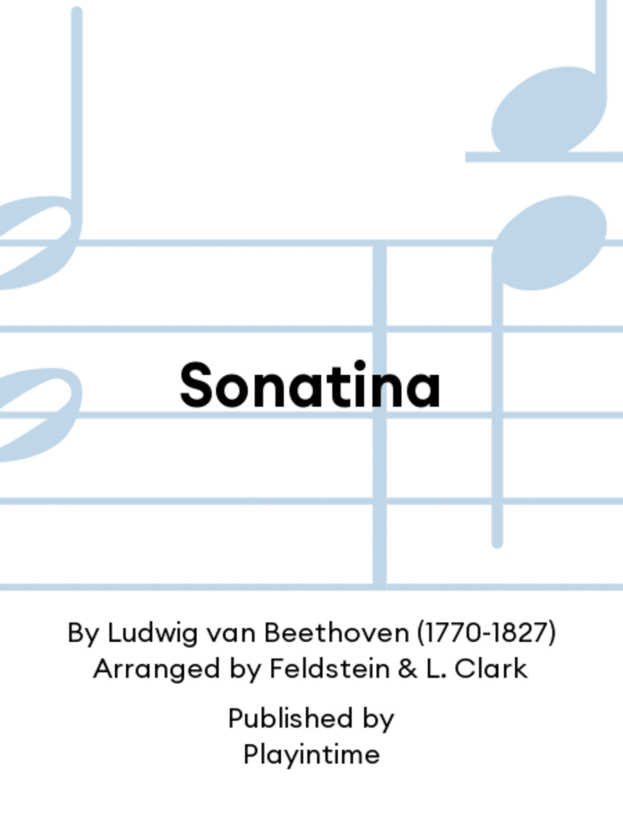 Sonatina Sonatina Flute Solo scores gallery preview page 1