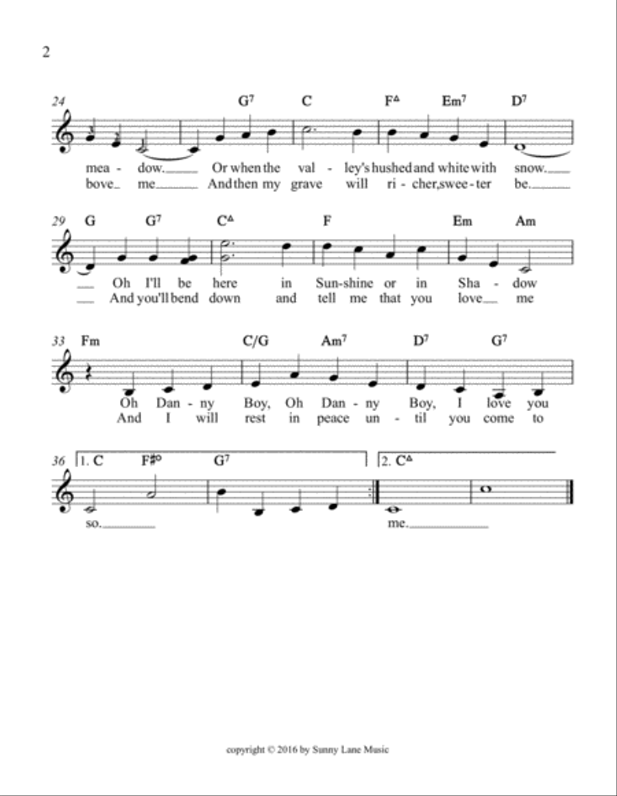Irish Sing-along Booklet Voice scores gallery preview page 5