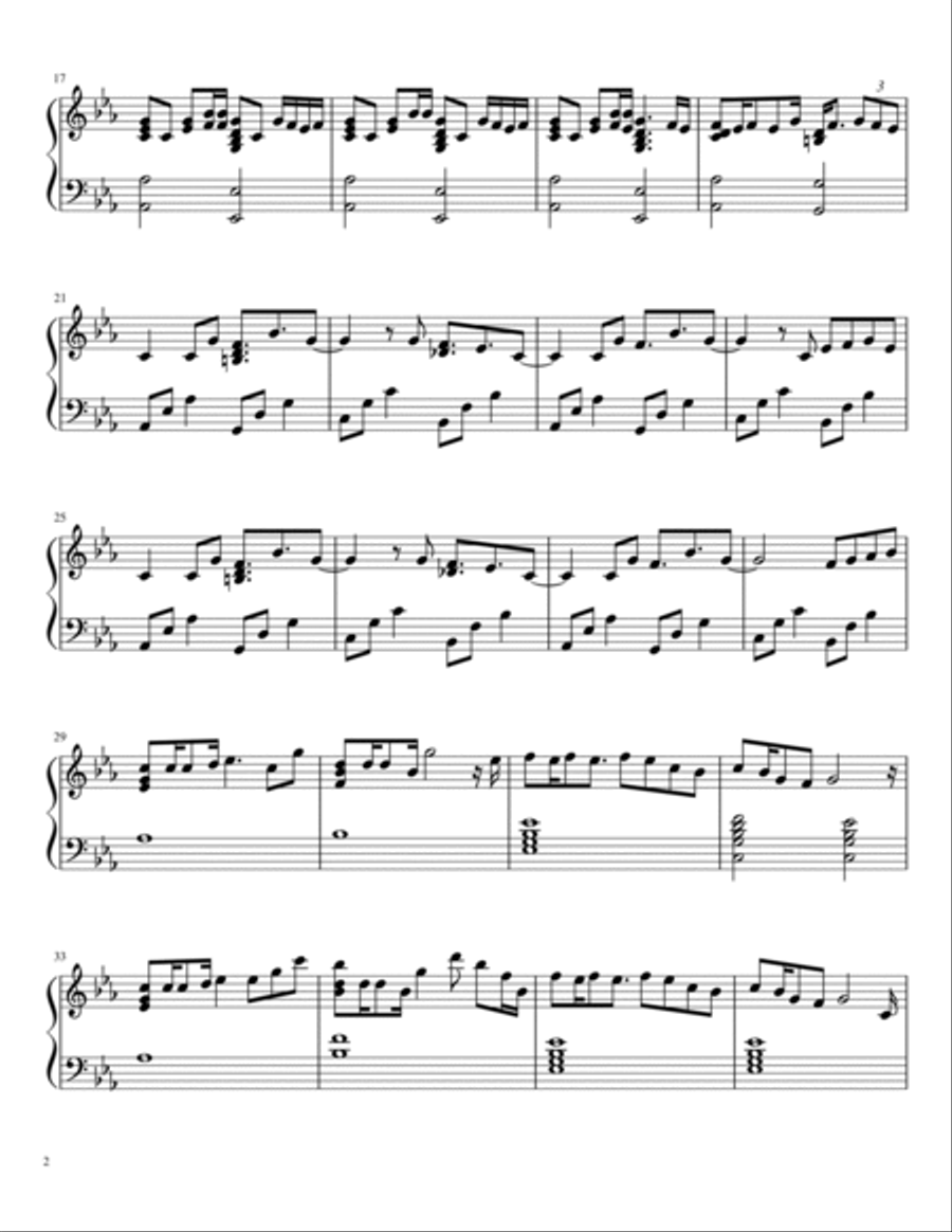 Stronger Than You Stronger Than You Piano Solo scores gallery preview page 2