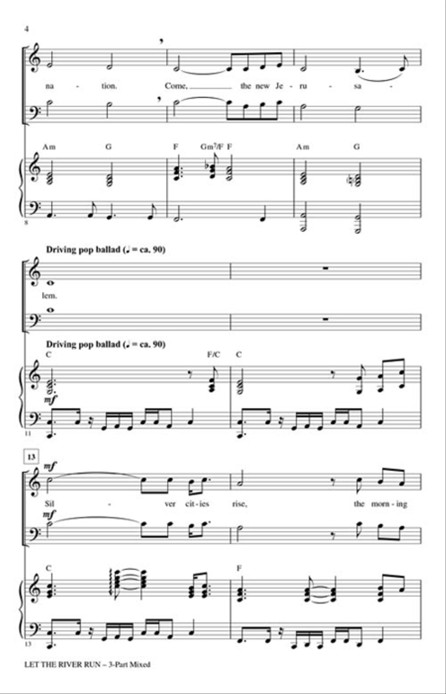 Let the River Run 3-Part scores gallery preview page 3