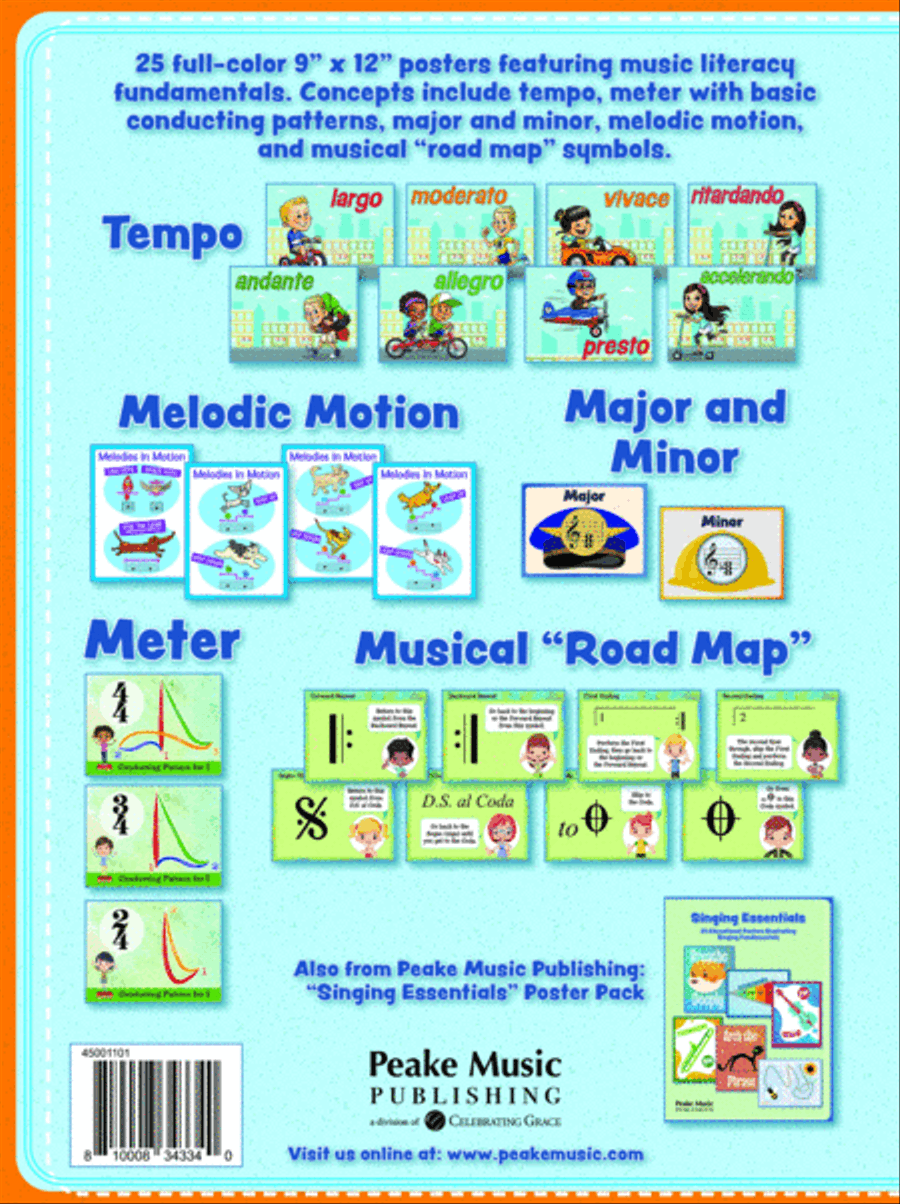 General Music Essentials Poster Pack Posters & Prints scores gallery preview page 3
