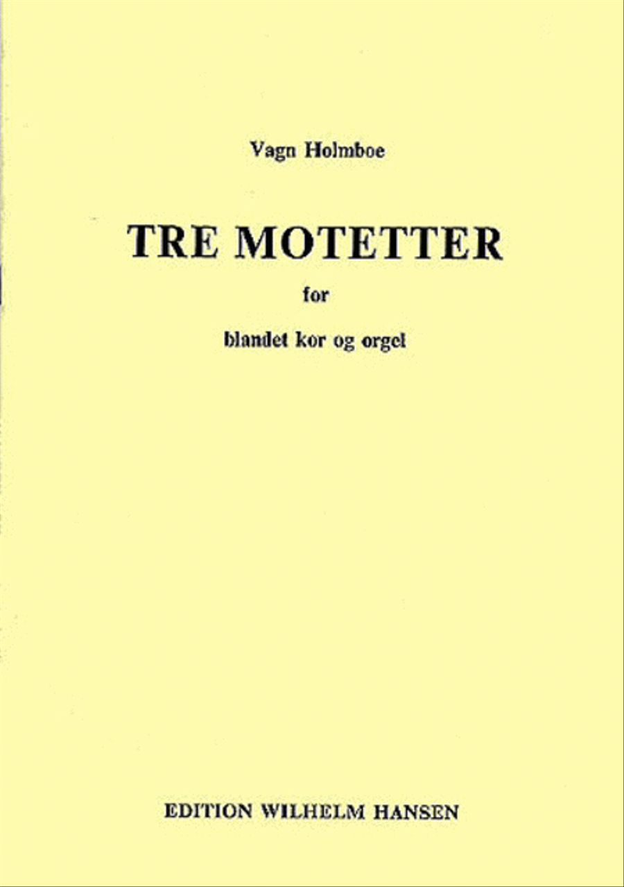 3 Motets 2-Part scores gallery preview page 1