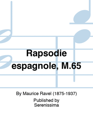 Book cover for Rapsodie espagnole, M.65