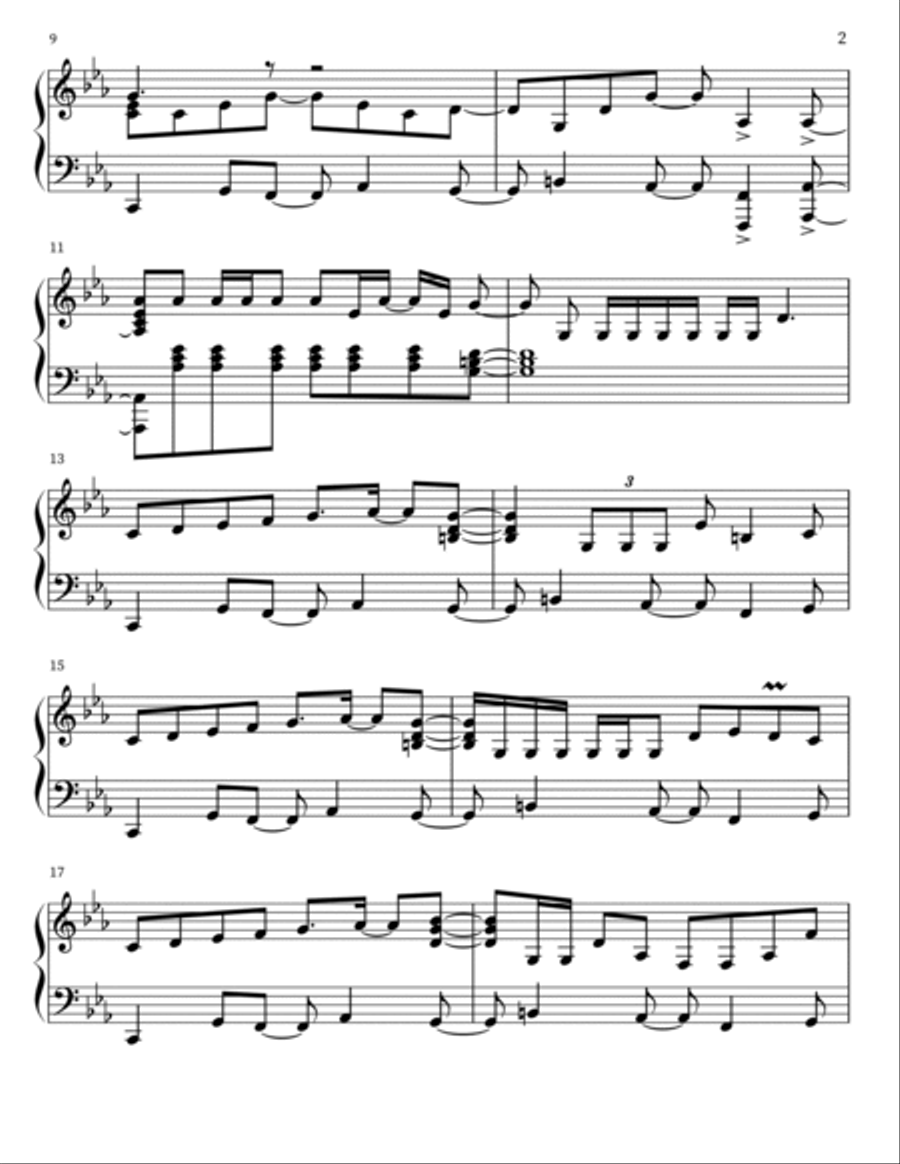 We Don't Talk About Bruno Piano Solo scores gallery preview page 2