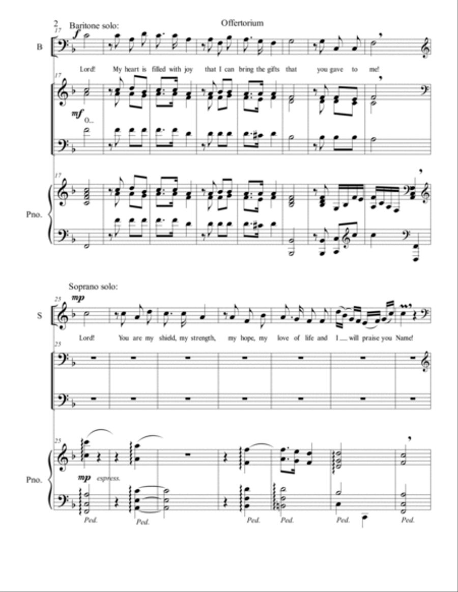 Offertorium 4-Part scores gallery preview page 2