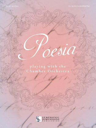 Book cover for Poesia Playing with the Chamber Orchestra