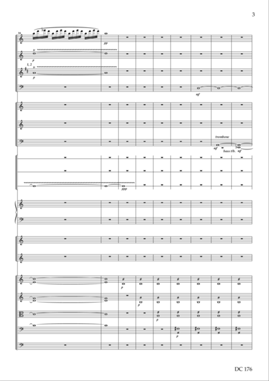 Ecocycle [Symphony No.4] - score only Percussion Ensemble scores gallery preview page 3