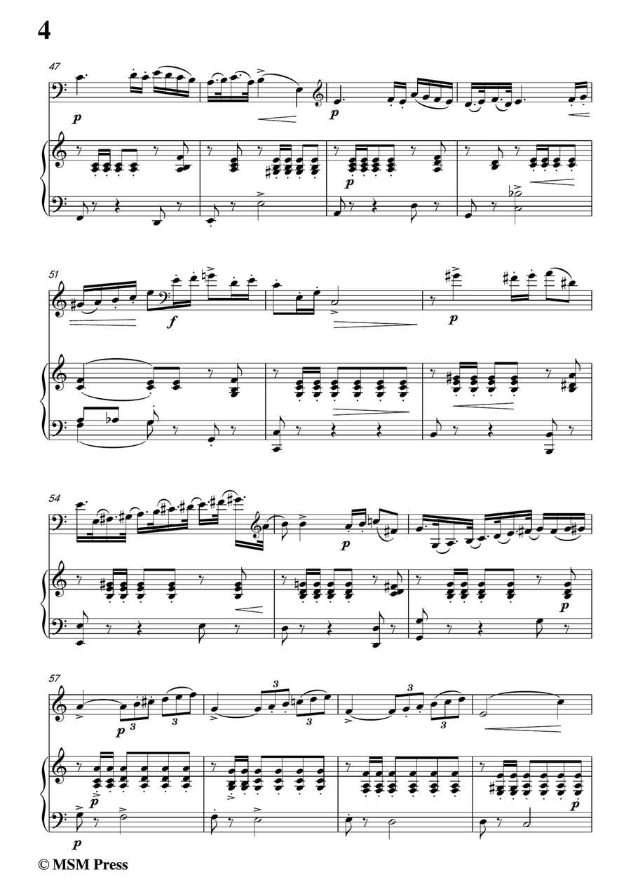 Bottesini-I bolero, for Doublebass and Piano in C Major Double Bass scores gallery preview page 6