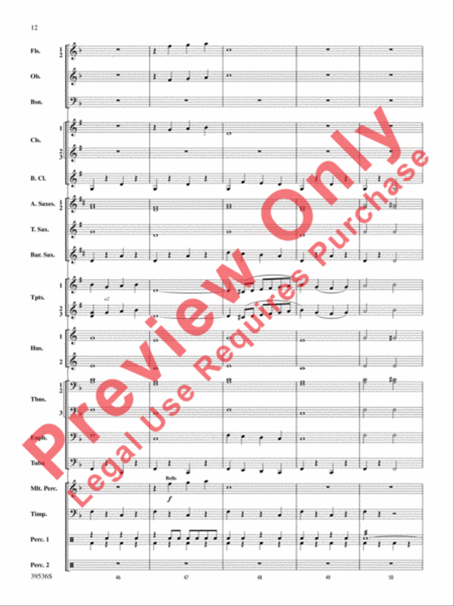 Screamers! Screamers! Concert Band scores gallery preview page 13