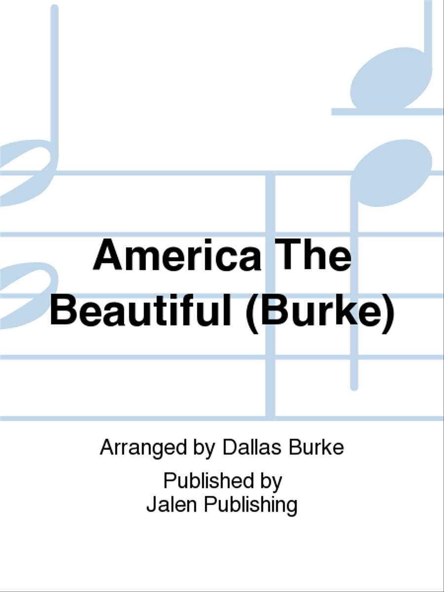 America The Beautiful (Burke) Marching Band scores gallery preview page 1
