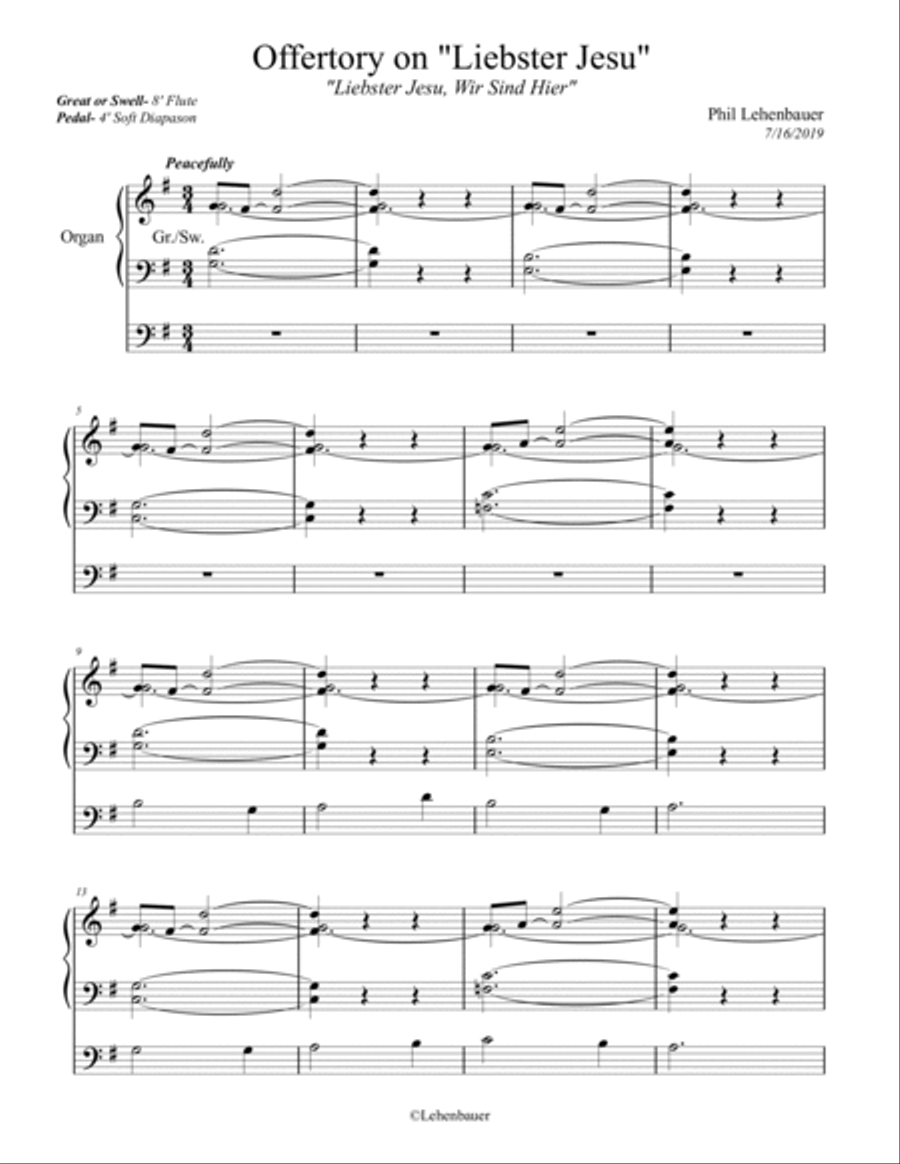 Offertory on 