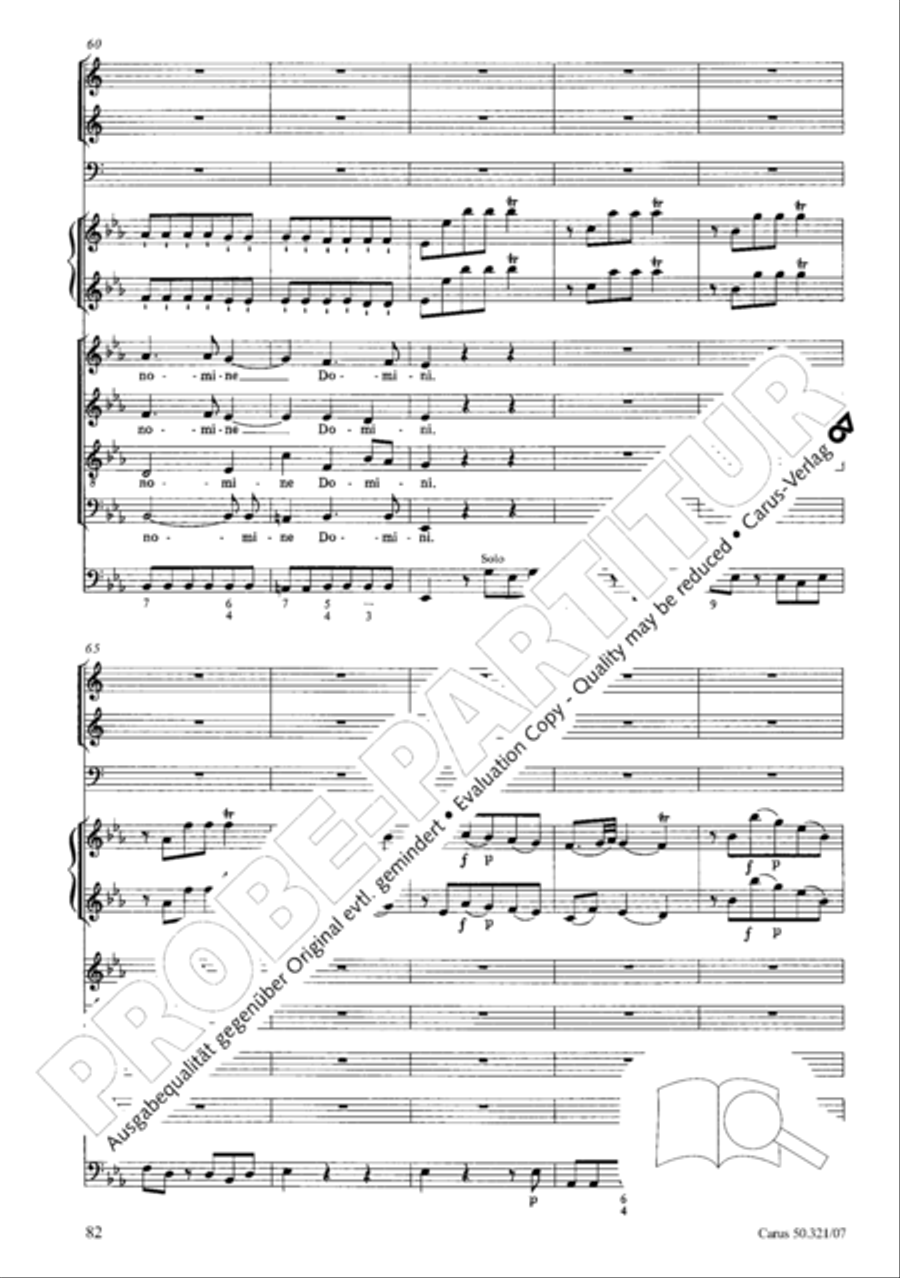 Requiem in C minor Requiem in C minor 4-Part scores gallery preview page 89