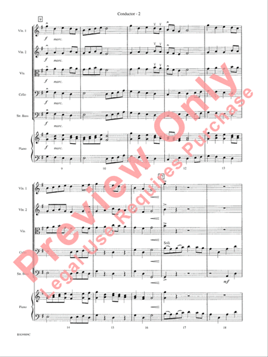 Contredanse String Orchestra scores gallery preview page 5