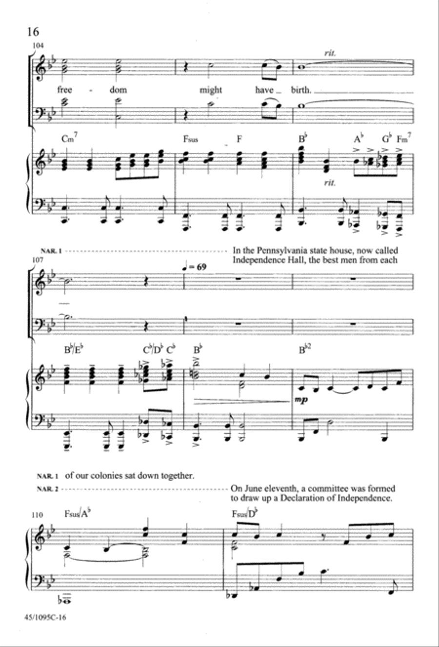 What Price Freedom? 4-Part scores gallery preview page 18