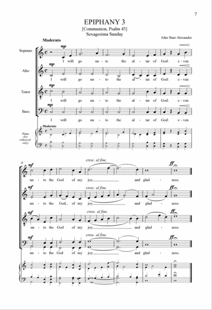 Introits for the Church Year 4-Part scores gallery preview page 6