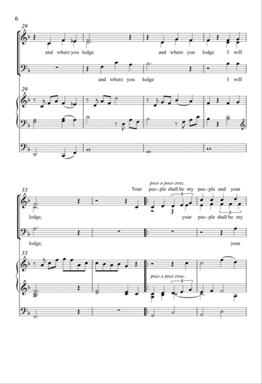 A Song Of Ruth A Song Of Ruth 3-Part scores gallery preview page 4