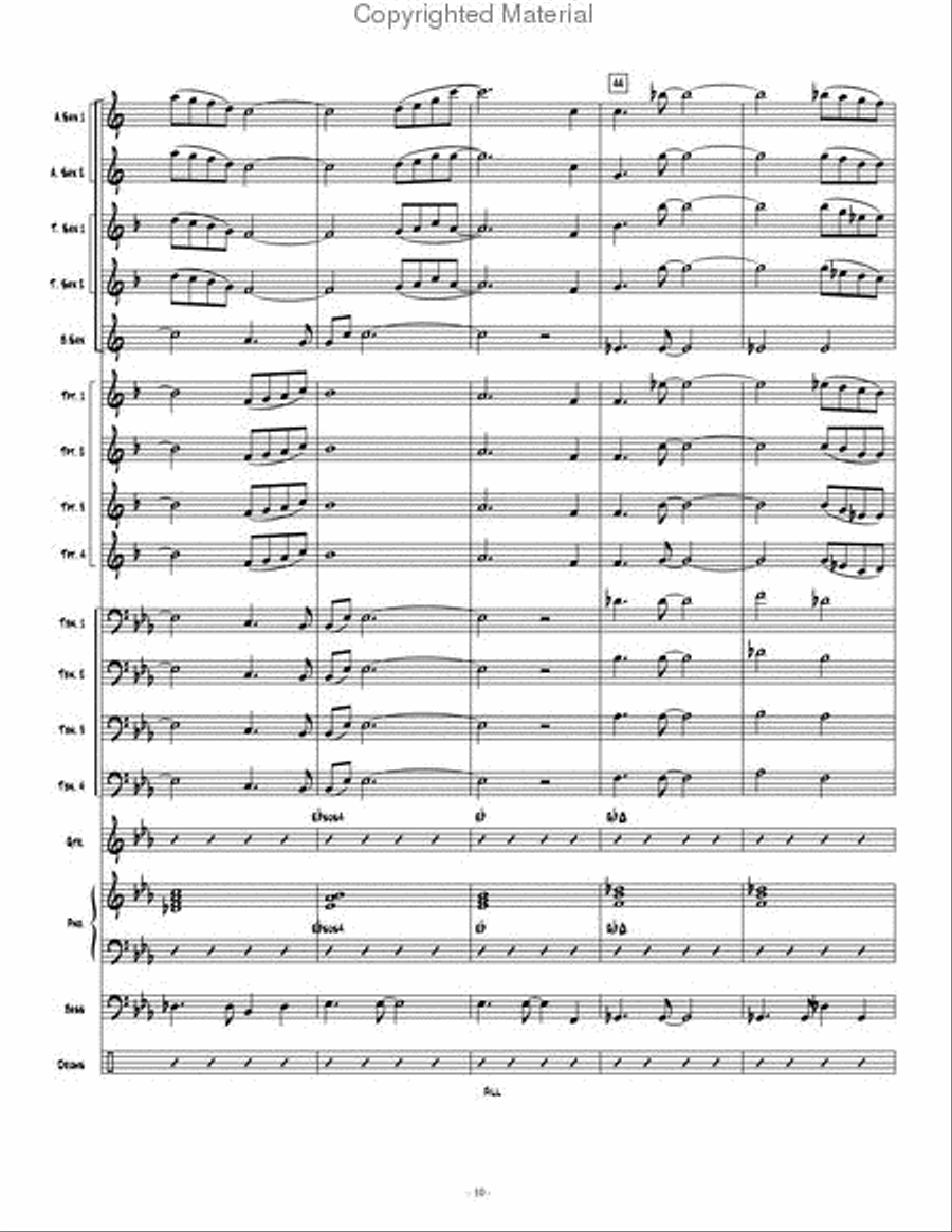 City Lights Jazz Ensemble scores gallery preview page 11