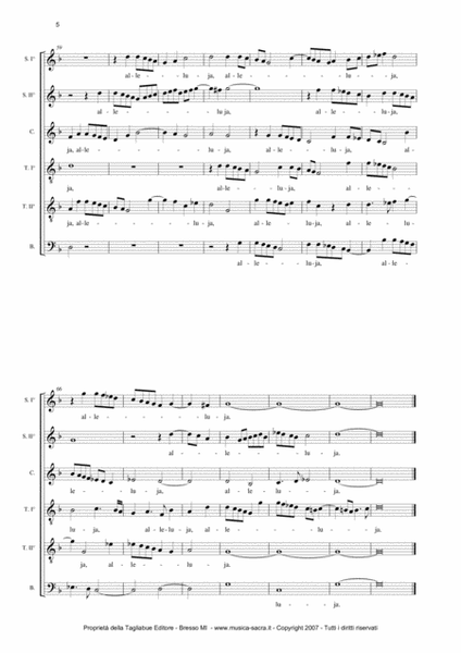 VIRI GALILEI - ASCENDIT DEUS - G. PL da Palestrina - For SSATTB Choir image number null