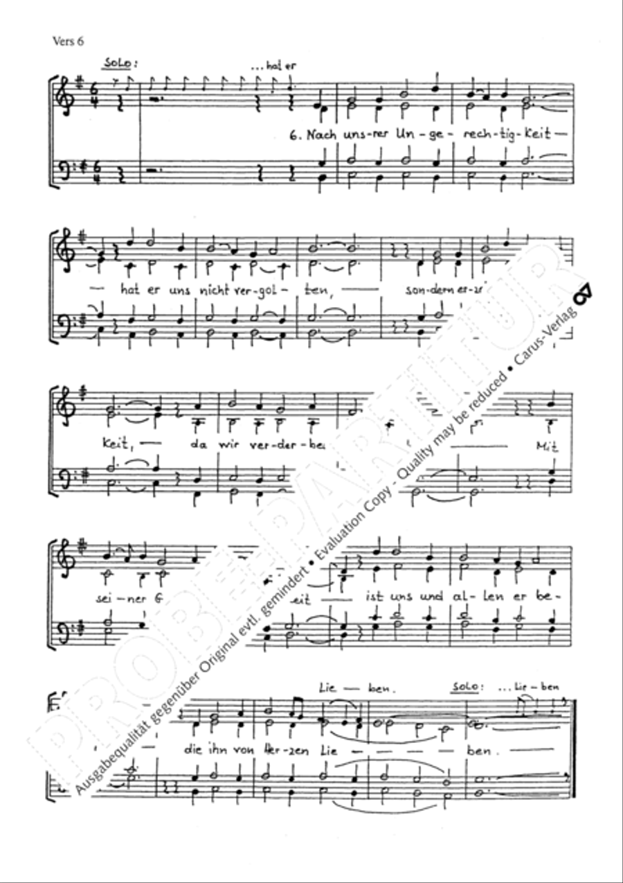 O glaubig Herz, gebenedeit 4-Part scores gallery preview page 3