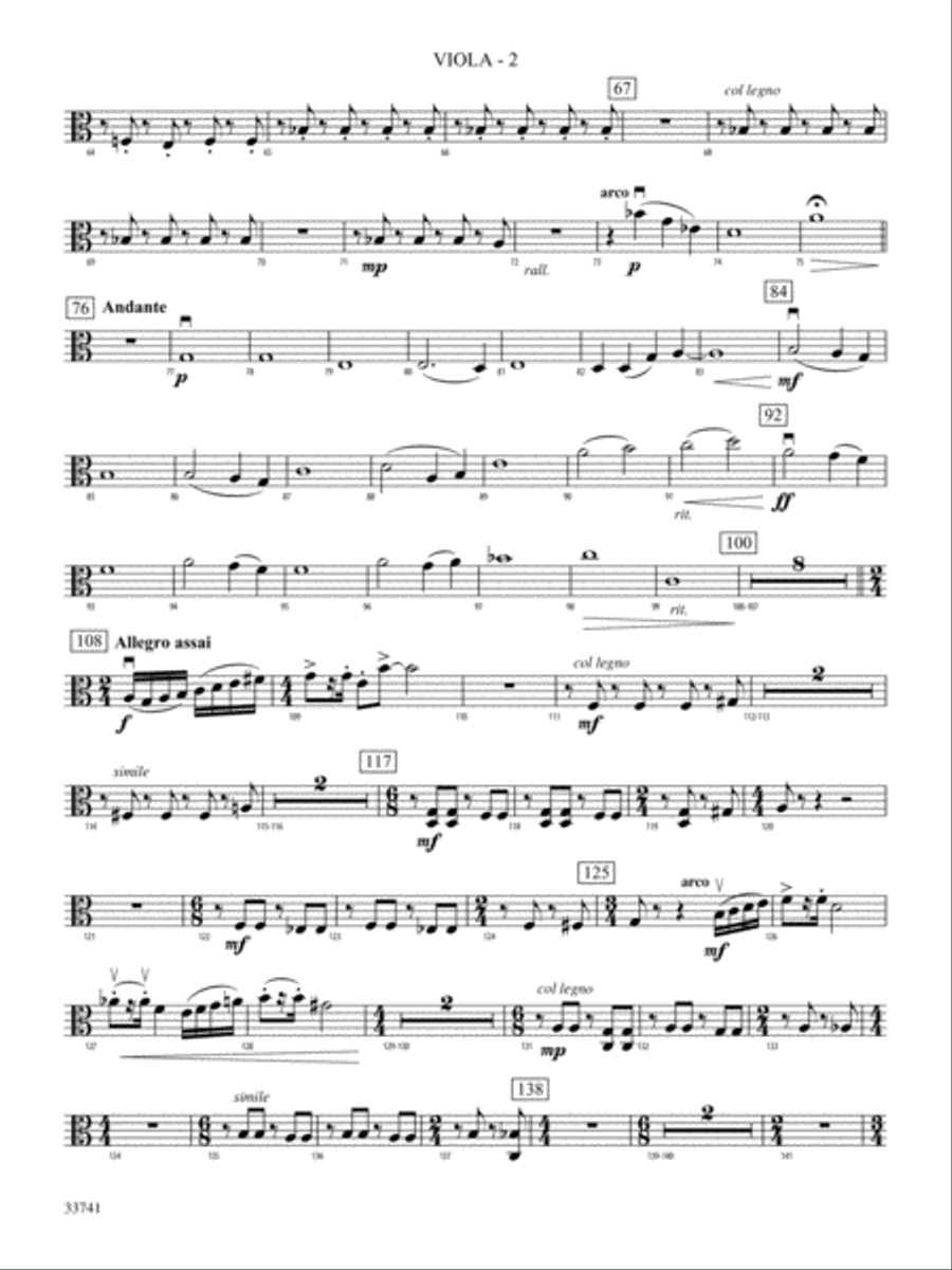 Kallalanta: Viola Kallalanta: Viola Full Orchestra scores gallery preview page 2