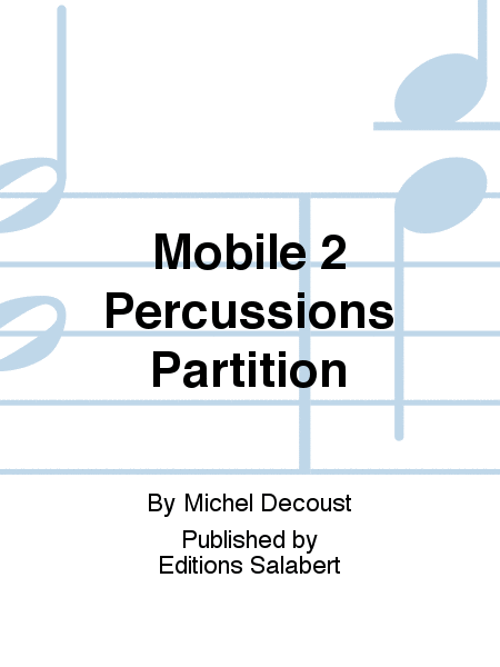 Mobile 2 Percussions Partition