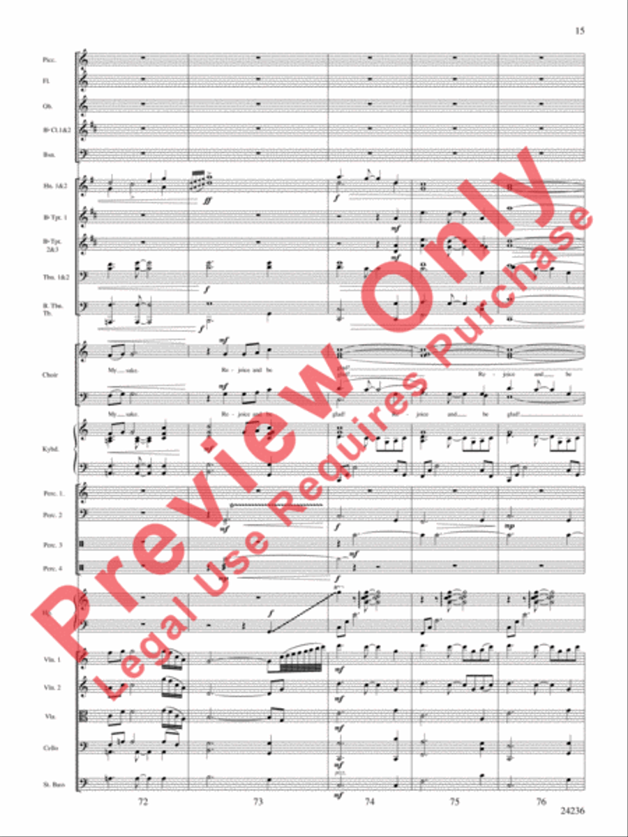 Rejoice and Be Glad Rejoice and Be Glad Choir scores gallery preview page 16