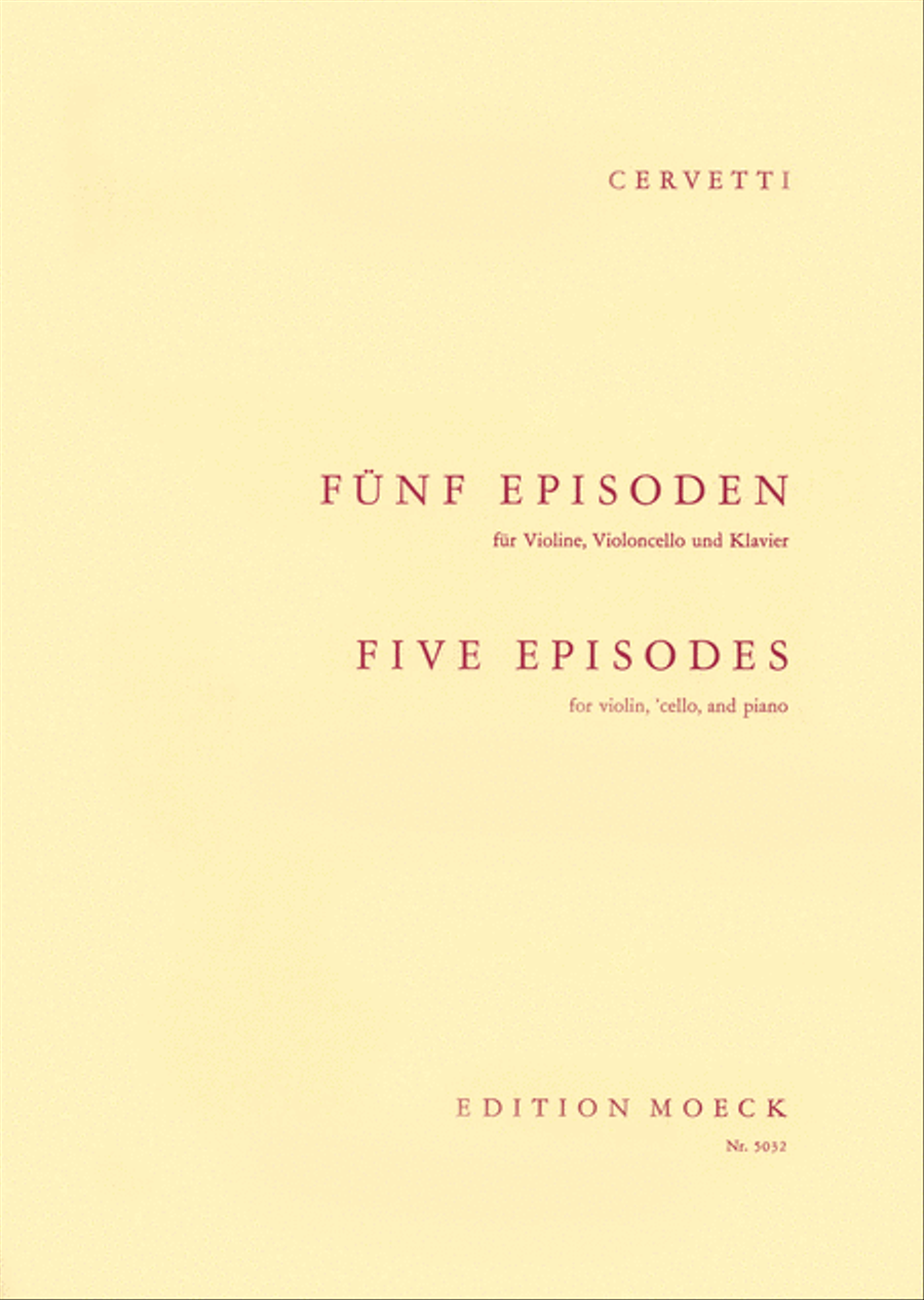 5 Episodes Piano Trio scores gallery preview page 1