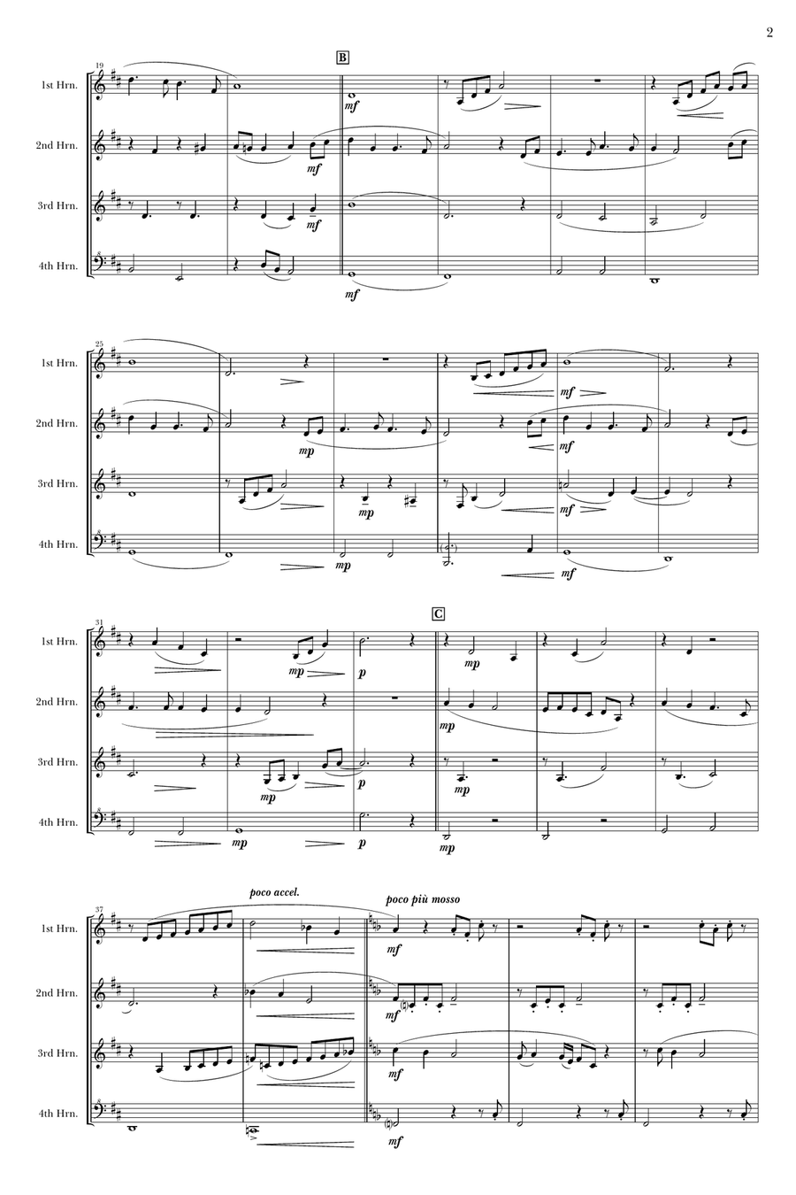 I See The Light Brass Quartet scores gallery preview page 2