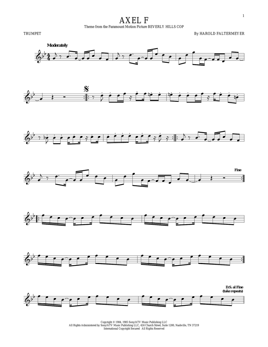 F on trumpet discount