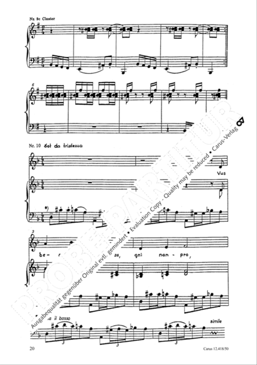 Dal gialet buondrius Voice Solo scores gallery preview page 21