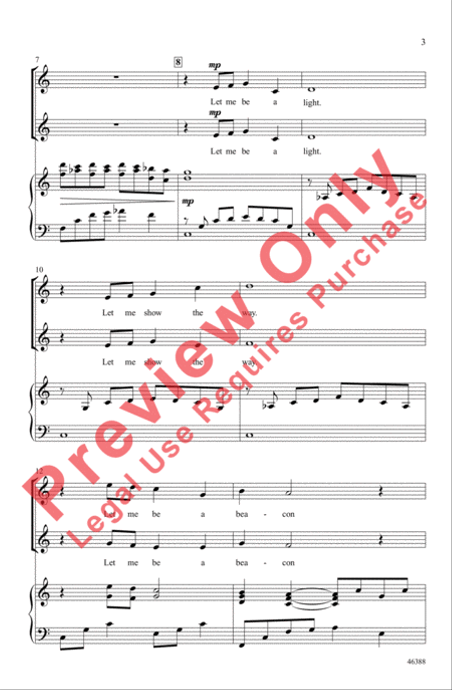 The Lighthouse 2-Part scores gallery preview page 3