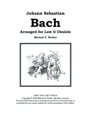 Book cover for Johann Sebastian Bach: Arranged for Low G Ukulele