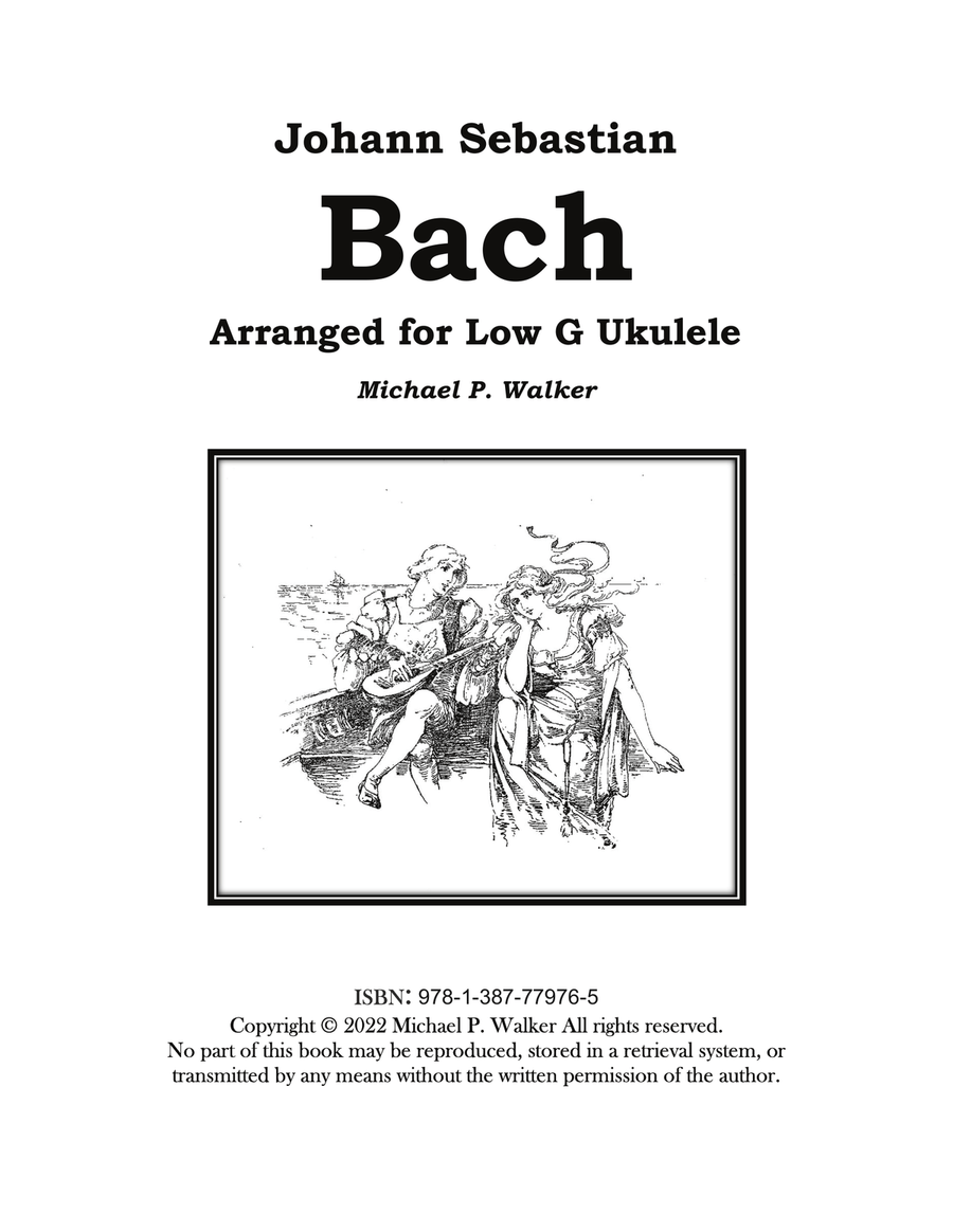 Book cover for Johann Sebastian Bach: Arranged for Low G Ukulele